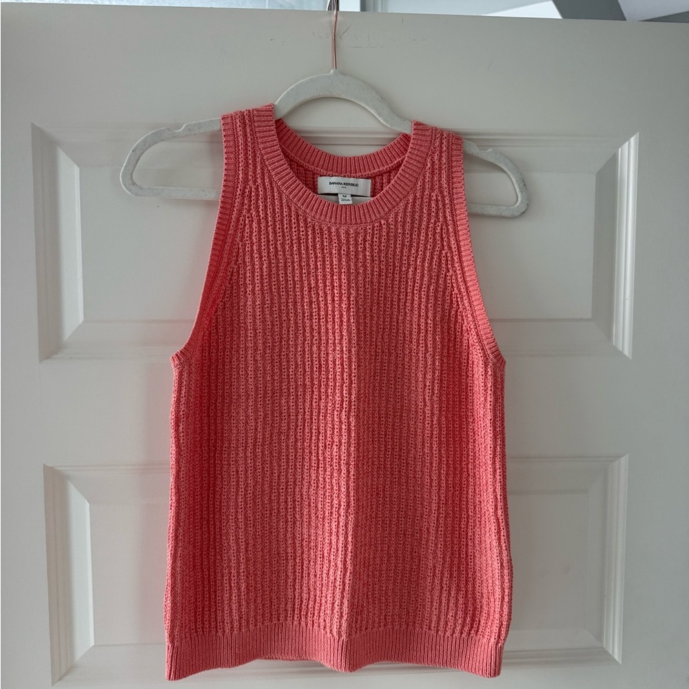 Banana Republic Coral Knit Sweater